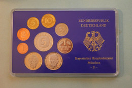 Deutschland, Kursmünzensatz Spiegelglanz (PP), 1989, D - Mint Sets & Proof Sets