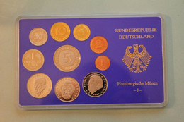 Deutschland, Kursmünzensatz Spiegelglanz (PP), 1991, J - Ongebruikte Sets & Proefsets