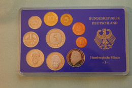 Deutschland, Kursmünzensatz Spiegelglanz (PP), 1992, J - Mint Sets & Proof Sets