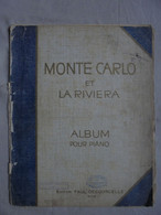 Ancien - Partition Album Pour Piano Monte Carlo Et La Riviera Edition Paul Decourcelle - Strumenti A Tastiera