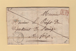 Vic-Dessos - 8 - Ariege - 1846 - PP Port Paye - Courrier De Sem - 1801-1848: Precursors XIX