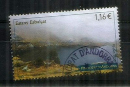 Lac.Estany Esbalçat 2278 M (Ordino) Un Timbre Oblitéré , 1 ère Qualité, Année 2020 - Used Stamps