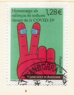 ANDORRA.Covid-19.Hommage Aux Héros Du Quotidien.Héros De La Crise Du Covid.  Timbre Oblitéré, 1 ère Qualité - Used Stamps