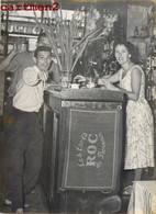 CAFE " AU MONACO " PHOTOGRAPHIE ANCIENNE LES TROIS ROC DE PROVENCE BAR RESTAURANT MONTE-CARLO - Cafés & Restaurants