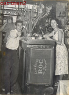 CAFE " AU MONACO " PHOTOGRAPHIE ANCIENNE LES TROIS ROC DE PROVENCE BAR RESTAURANT MONTE-CARLO - Bars & Restaurants