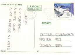(LL 21) Australian Antactic Territory Stamps On P.V.O.D Post A Print P/c (+ 1 Cover) = 2 Items In Total - Oblitérés