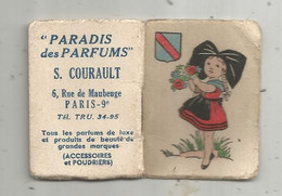 JC , Calendrier , Petit Almanach Pour 1948 , Paradis Des Parfums , S. Courault , Paris 9 E , 24 Pages , 55 X 40 Mm - Klein Formaat: 1941-60