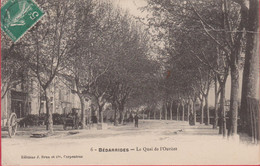 VAUCLUSE BEDARRIDES LE QUAI DE L'OUVEZE - Bedarrides