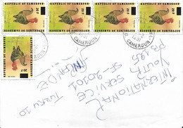 Cameroon Cameroun 1991 Douala Akwa Cock Chicken Overprint 20f On 150f Cover - Gallinacées & Faisans