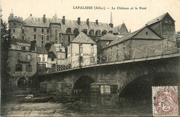 Lapalisse * Le Château Et Le Pont  * Café MORAND - Lapalisse