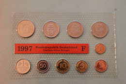 Deutschland, Kursmünzensatz Stempelglanz (stg), 1997 F - Ongebruikte Sets & Proefsets