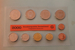 Deutschland, Kursmünzensatz Stempelglanz (stg), 2000 G - Ongebruikte Sets & Proefsets