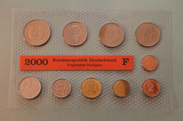 Deutschland, Kursmünzensatz Stempelglanz (stg), 2000 F - Mint Sets & Proof Sets