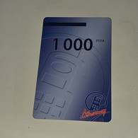 BENIN-(BJ-LIB-REF-0004A/1)-yellow Phone-(46)-(1.000fcfa)-(101-3773-8820-414)-used Card+1card Prepiad Free - Bénin