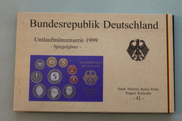 Deutschland, Kursmünzensatz; Umlaufmünzenserie 1999 G, Spiegelglanz (PP) - Mint Sets & Proof Sets