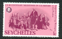 SEYCHELLEN 1976 200 Jahre Unabhängigkeit Der Vereinigten Staaten Von Amerika 1 C - Seychelles (1976-...)