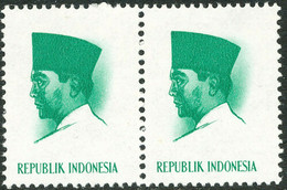 INDONESIA 1966 President Sukarno With Year 1966 In Pentagon U/M MAJOR VARIETIES - Indonesia