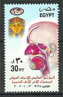 Egypt - 2002 - ( 17th Congress Of Intl. Federation Of Otorhinolaryngological Societies, Cairo ) - MNH (**) - Neufs