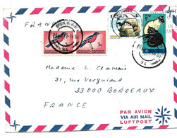 SA-R118 / SÜDAFRIKA -  Tiere ( Vogel, Schaf, Katze) 1972 Auf Brief Nach Frankreich - Cartas & Documentos