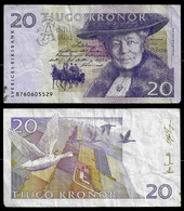 SWEDEN BANKNOTE - 20 KRONOR 2003-05 P#63b F/VF (NT#03) - Sweden