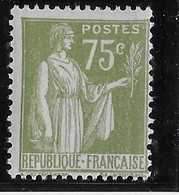 France N°284A - Variété "c" Avec Crochet - Neuf * Avec Charnière - TB - Nuovi