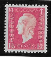 France N°691 - Variété "1" Tronqué - Neuf * Avec Charnière - TB - Unused Stamps