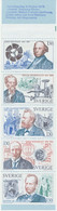 SCHWEDEN 1976, Pioniere Der Technik, Postfr. Kab.-Markenheftchen 6.50 Kr., ABART - Variedades Y Curiosidades