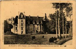 CPA AK St-JULIEN-l'Ars Le Chateau, Vue D'ensemble Prise Au Sud-Est (613214) - Saint Julien L'Ars