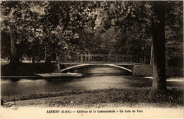 CPA AK SANTENY Chateau De La Commenderie Un Coin Du Parc (600332) - Santeny