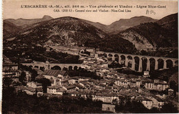 CPA AK L'ESCARENE - Vue Générale Et Viaduc - Ligne Nice-Coni (639494) - L'Escarène