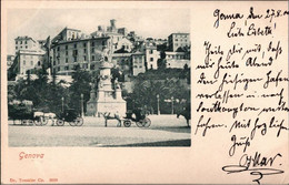 ! 1900 Alte Ansichtskarte Genova, Genua, Kolumbusdenkmal, Columbus - Genova (Genoa)