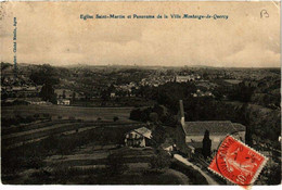 CPA AK Église St-MARTIN Et Panorama De La Ville MONTAIGU-de-QUERCY (614907) - Montaigu De Quercy