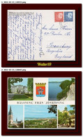 1964 Sweden Schweden Sverige Postcard Multiview Jonkoping Mailed To England Ak - Sonstige & Ohne Zuordnung