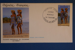 N7 POLYNESIE BELLE LETTRE 1990 PAPEETE + AFFRANCHISSEMENT PLAISANT - Storia Postale