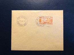 Nouvelles Hébrides N°113 OBL CAD Violet NEW HEBRIDES INTERISLAND SERVICE (1938) Sur Lettre, TB - Briefe U. Dokumente