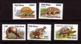 VIETNAM 1990 ANIMAUX PREHISTORIQUES  YVERT N°2110A/E NEUF MNH** - Vor- U. Frühgeschichte