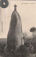 29 - Très Belle Carte Postale Ancienne De Trégunc    Le Menhir - Trégunc