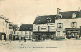 YVELINES   MAULE  Place Du Marché  Boucherie LACROIX - Maule