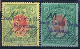 East Africa And Uganda Protectores, 1912/21, Used - Protectorados De África Oriental Y Uganda