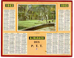 CALENDRIER GF 1963 - Le Trianon, Imprimeur Oberthur Rennes - Big : 1961-70