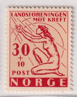 NORVEGIA 1953 UNIONE NAZ. CANCRO MNH UNIF.344 - Nuovi