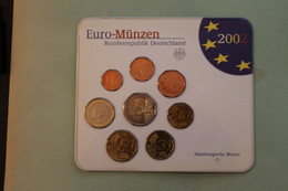 Deutschland, Kursmünzensatz Euro-Münzen, Stempelglanz (stg) 2002, J - Münz- Und Jahressets