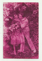 COPPIA INNAMORATI -  FOTOGRAFICA 1930  VIAGGIATA   FP - Couples
