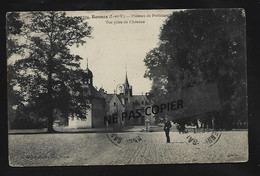 RENNES  Chateau De Prevalaye  + Au Dos  Oblit  " TOURS  Lieu Destination Envahi " 1914 - Guerre 1914-18