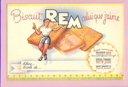 BUVARD :Biscuit REM - Sucreries & Gâteaux