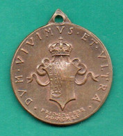 Italia - Medaglia Alexander Et Maria Pia Di Savoia Febbraio 1955 Bronzo - Royal/Of Nobility