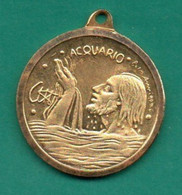 ITALIA - MEDAGLIA  ZODIACALE - ACQUARIO - Professionals/Firms