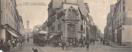 Lorient     56          Carte  Panoramique    La Rue Paul Bert Tramways  27.5 X 11. Décollée   (voir Scan) - Lorient