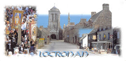 Locronan      29         Carte  Panoramique     21 X 10    (voir Scan) - Locronan