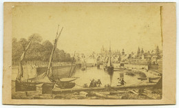 CDV 1860-70 D'après Tableau F. Sinnett à Paris . Port De Vannes. Bretagne . - Old (before 1900)